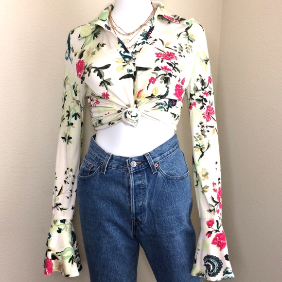 Etcetera bell sleeve top - Picture 8 of 8